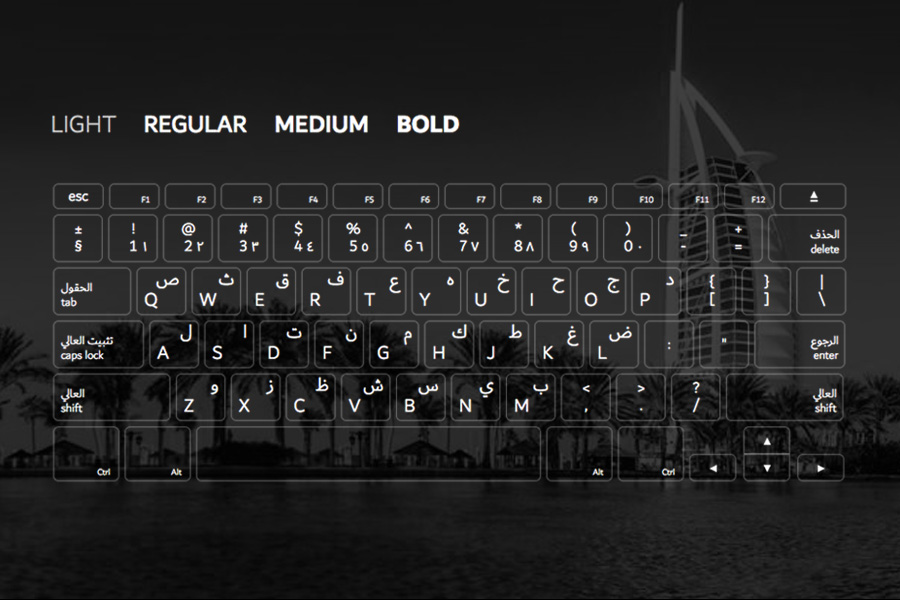 Graphic Ghost - The Official Dubai Font Preview