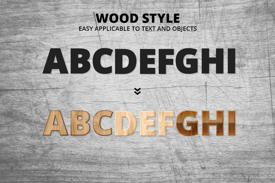 Graphic Ghost - Wood Style Vector Textures - Preview 02