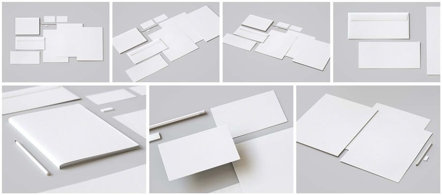 Graphic Ghost - 7 Free Identity Design PSD Mockups Preview