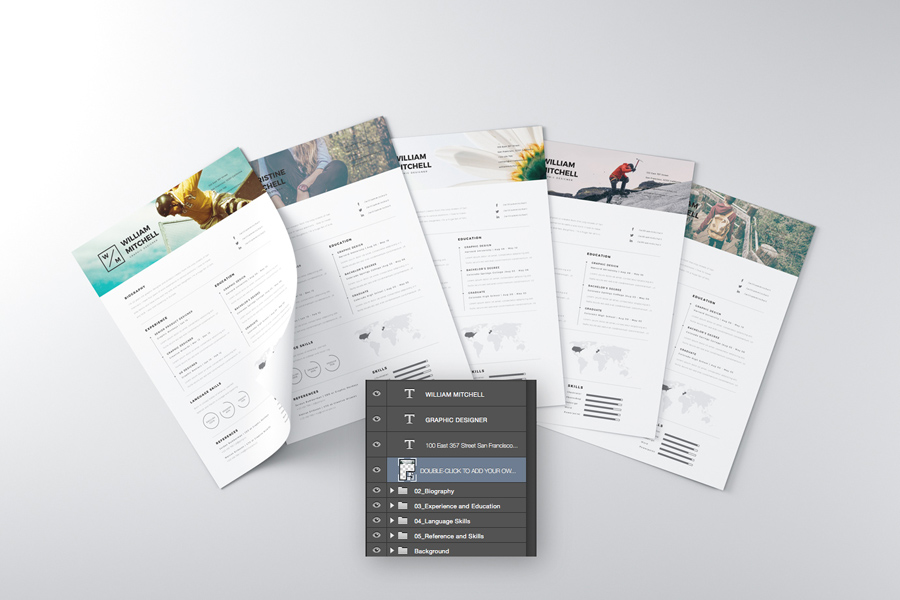 Graphic Ghost - Free Minimalistic and Clean Resume Template