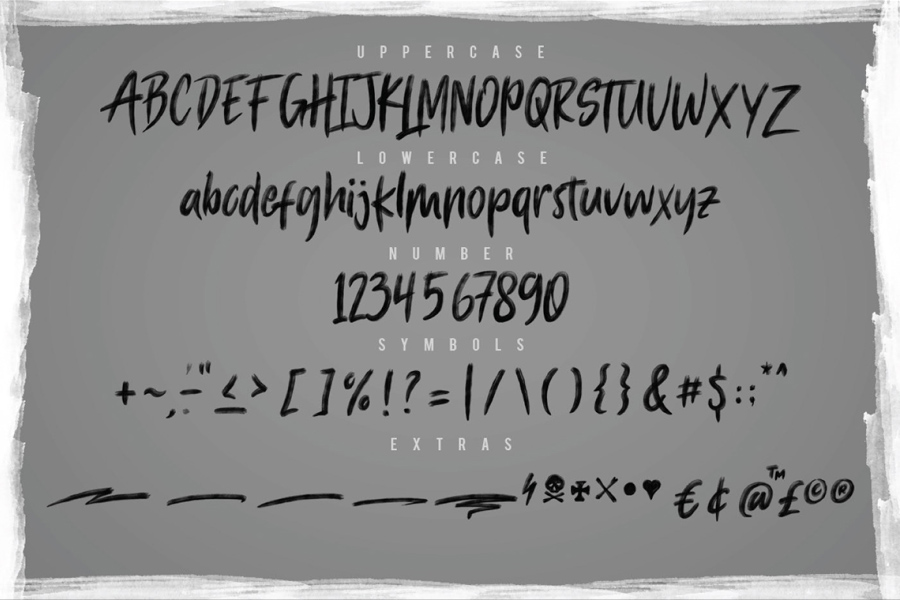 Graphic Ghost - Macbeth - Free Hand Made SVG Font