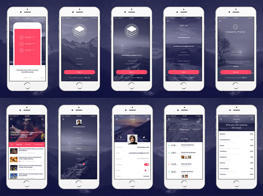 graphicghost_clean_modern_ios_ui_kit