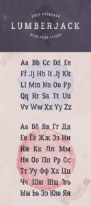 Graphic Ghost - Lumberjack Typeface