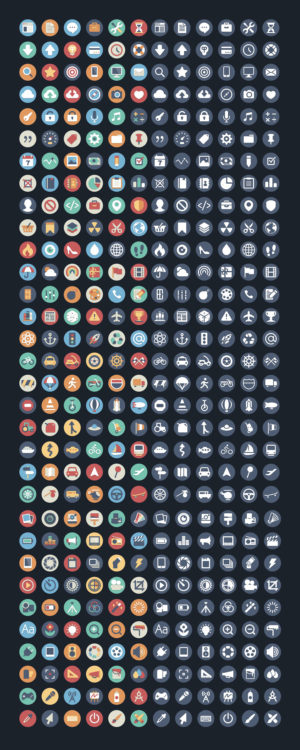 Graphic Ghost - 384 Beautiful Flat Icons
