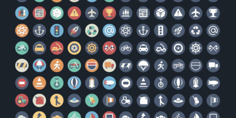 Graphic Ghost - 384 Beautiful Flat Icons