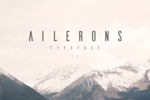 Graphic Ghost - Ailerons Typeface