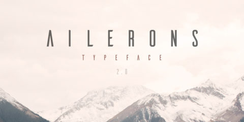 Graphic Ghost - Ailerons Typeface