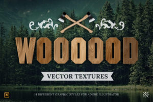 Graphic Ghost - August Deal 01 - Basari Design - 14 Wood Vector Textures