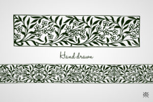 Graphic Ghost - August Deal 01 - Basari Design - 5 Decorative Borders