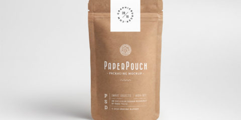 Graphic Ghost - Paper Pouch Packaging Mockup