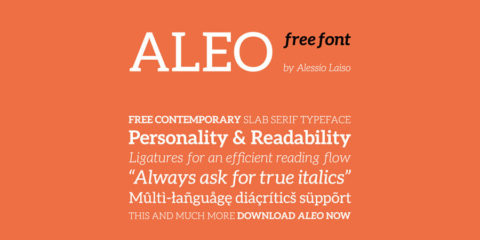 Graphic Ghost - Aleo Free Font