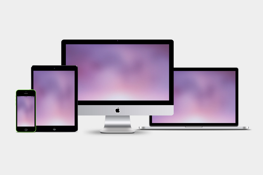 Graphic Ghost - Responsive Showcase PSD Mockups