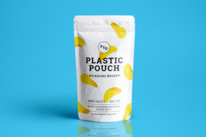 Graphic Ghost - Plastic Pouch Packaging Mockup