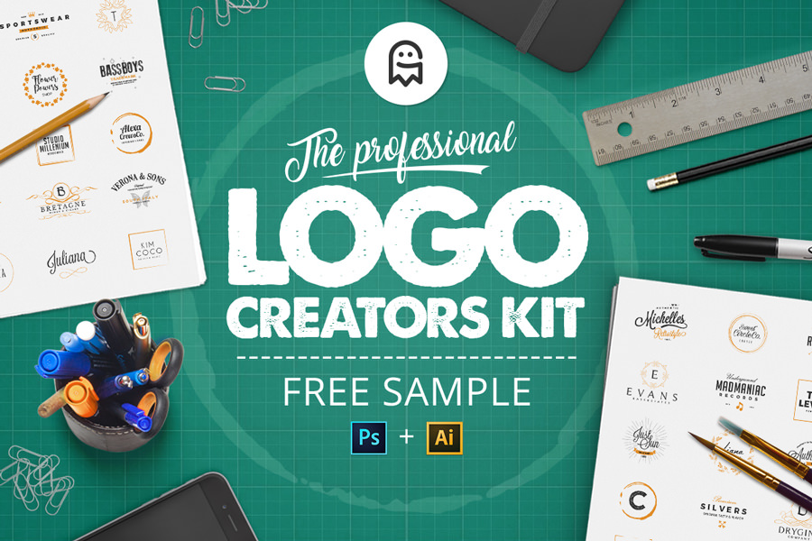 Graphic Ghost - The Professional Logo Creators Kit Free Sample