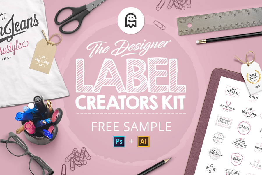 Graphic Ghost - The Designer Label Creators Kit