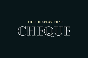 Graphic Ghost - Cheque - Free Display Font