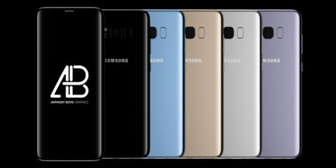 Samsung Galaxy S8 Plus Mockup PSD