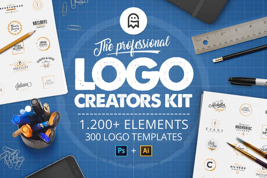 Graphic Ghost - The Professional Logo Creators Kit