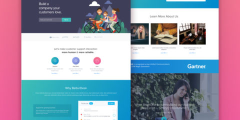 Graphic Ghost - BetterDesk - Sketch Website Template