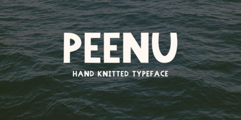 Graphic Ghost - Hand Knitted Typeface