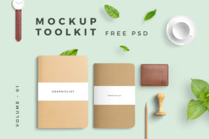 Graphic Ghost - Free Mockup Toolkit Vol 01