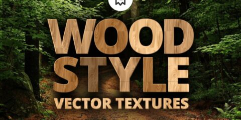 Graphic Ghost - Wood Style Vector Textures
