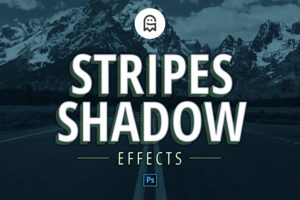 Graphic Ghost - Stripes Shadow Effects