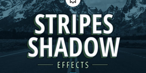 Graphic Ghost - Stripes Shadow Effects