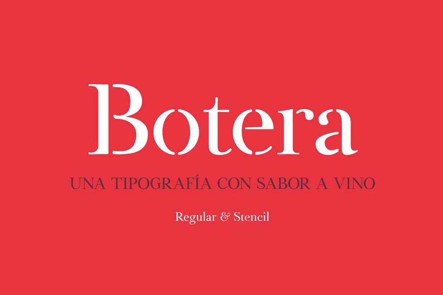 Graphic Ghost - Botera Free Serif Stencil Font