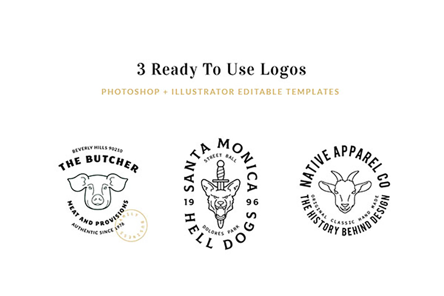 Graphic Ghost - The Logo Kit - Free Sample