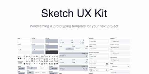 Graphic Ghost - Sketch UX Kit for Wireframing and Prototyping