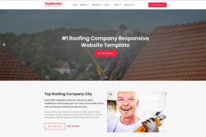 Graphic Ghost - Roofing Service Website Template