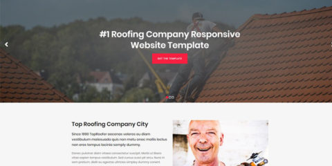 Graphic Ghost - Roofing Service Website Template