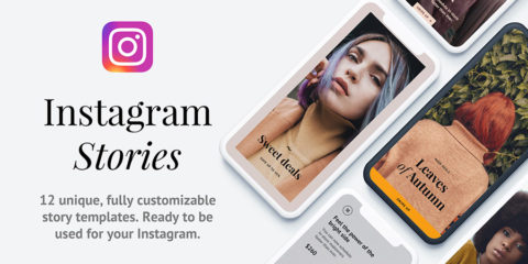 Graphic Ghost - 12 Instagram Story Templates