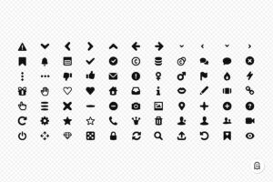 Graphic Ghost - Dating App - 77 Icons