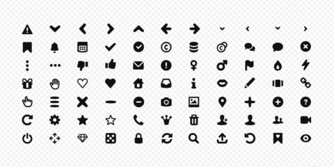 Graphic Ghost - Dating App - 77 Icons