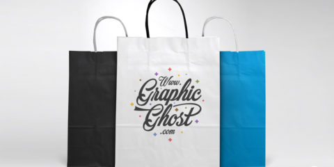 Graphic Ghost - Free Paper Bag Mockup