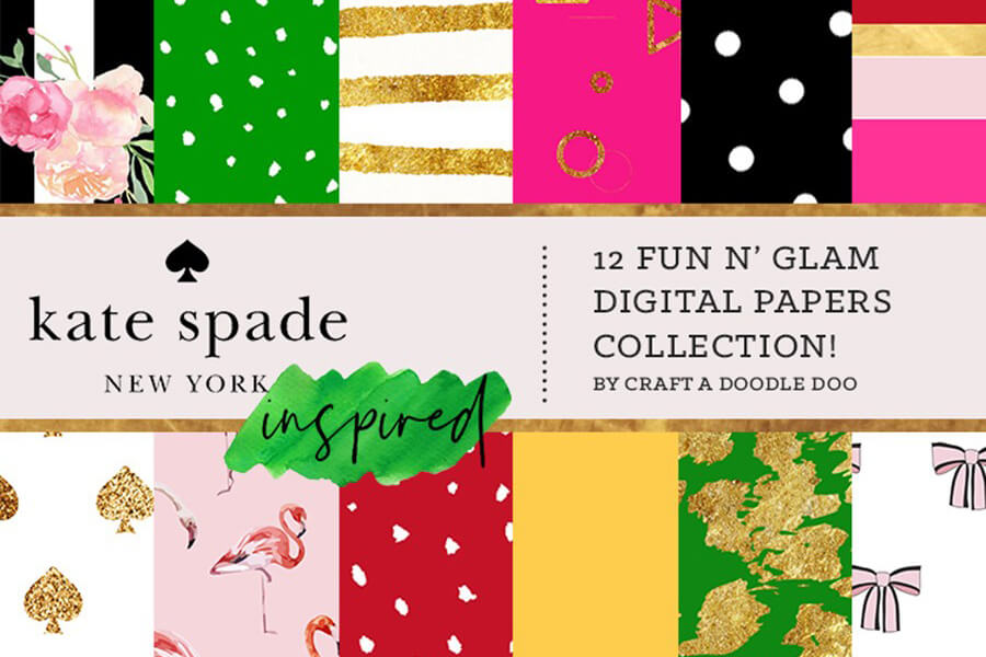 Graphic Ghost - Kate Spade Inspired Digital Prints