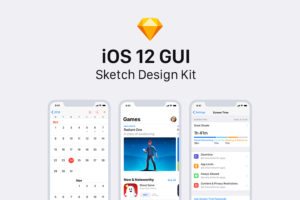 Graphic Ghost - iOS 12 GUI Sketch Design Kit