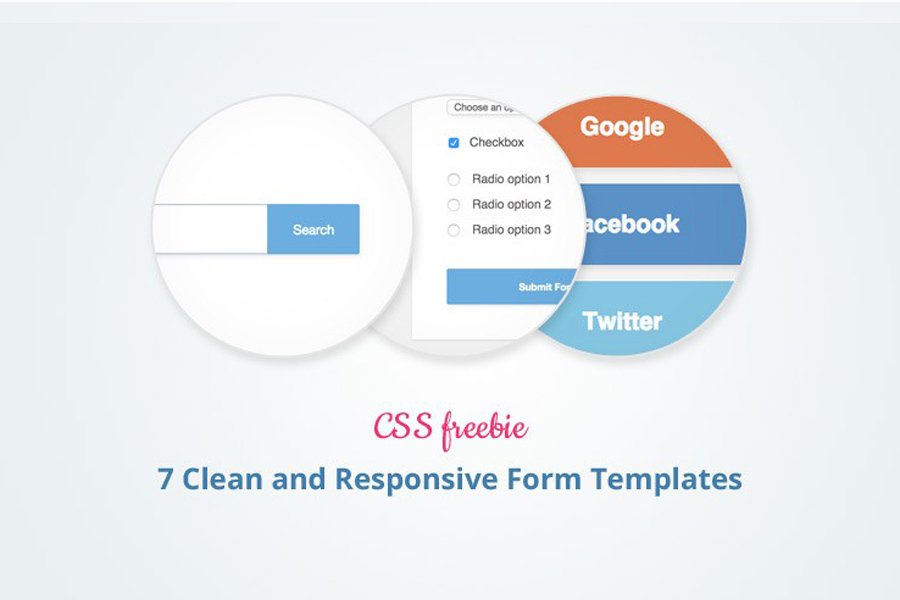 Graphic Ghost - 7 Clean and Responsive Form Templates