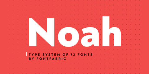 Graphic Ghost - Noah Type System - 4 Free Fonts