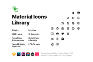 Graphic Ghost - Material Icons Library - 1000+ Free Vector Icons