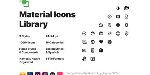 Graphic Ghost - Material Icons Library - 1000+ Free Vector Icons