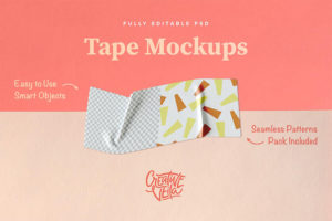 Graphic Ghost - Free Washi Tape PSD Mockups