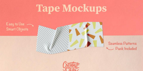 Graphic Ghost - Free Washi Tape PSD Mockups