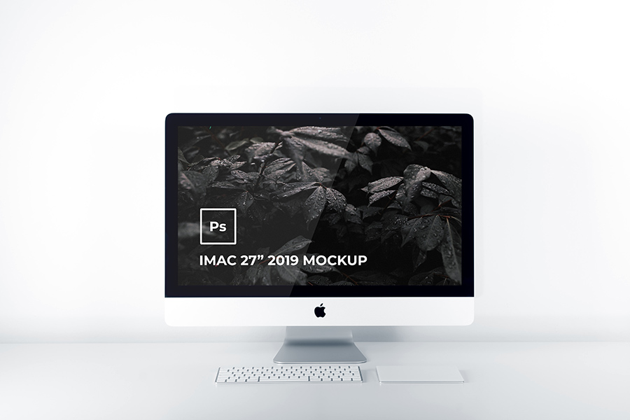 Graphic Ghost - Free iMac 2019 Mockup