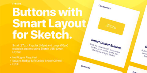 Graphic Ghost - Buttons with Smart Layout for Sketch