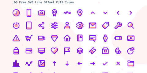 Graphic Ghost - Pure Sugar - Free Set of 60 SVG Icons