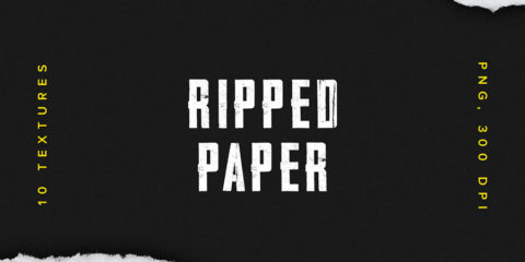 Graphic Ghost - Free Ripped Paper Texture Set