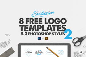 Graphic Ghost - 8 Free Logo Templates 2